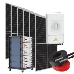 Гибридная солнечная электростанция 5 кВт