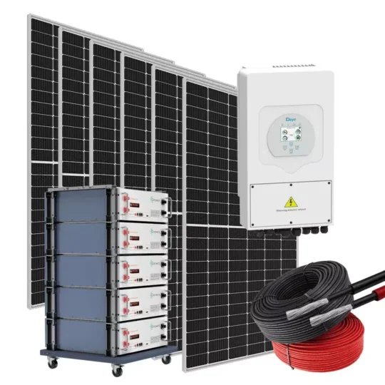 Гибридная солнечная электростанция 5 кВт