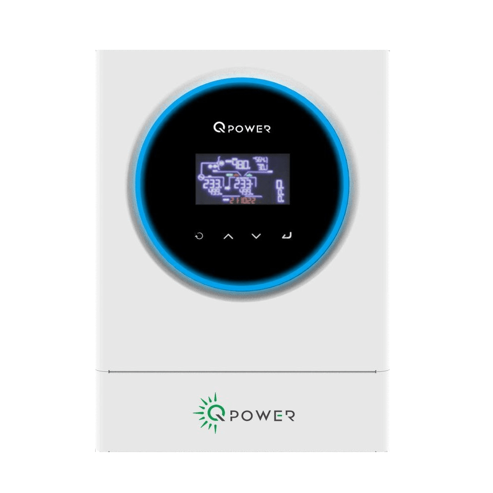 Инвертор автономный QPower ATLAS 6K-PRO-L, однофазный, 6 кВт Инвертор автономный QPower ATLAS 6K-PRO-L, однофазный, 6 кВт